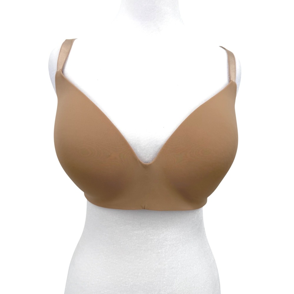 Victoria's Secret Wireless Bra Women 34DDD Tan Good T-Shirt Lightly Lined 365828